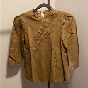 Vintage tan Jordan blouse